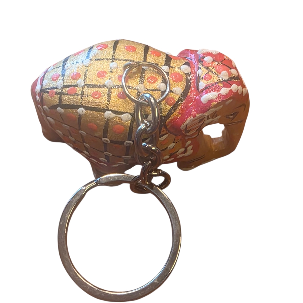 Colorful Elephant Keychain - Picture 3 of 3